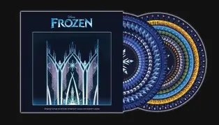 Vinyle du film animé la Reine des Neiges